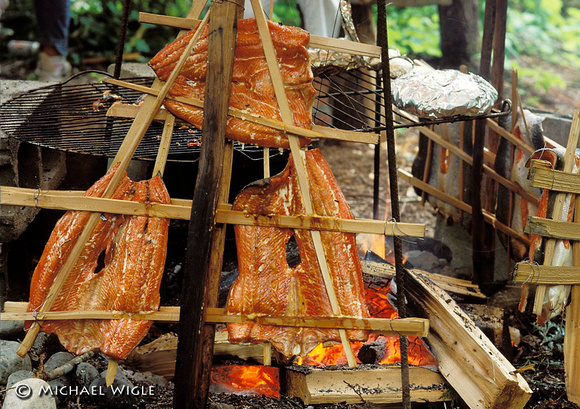 Salmon Barbecue-Nuxalk Style