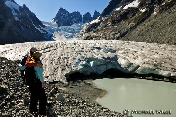 Noomst Glacier hikers